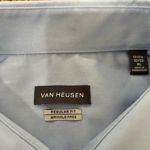 NWT Van Heusen Light Blue Dress Shirt